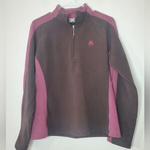 Womens Nike ACG Quarter Zip Fleece Pullover Size Large Soft And Stretchy